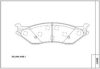 ASIMCO KD6107 Brake Pad Set, disc brake